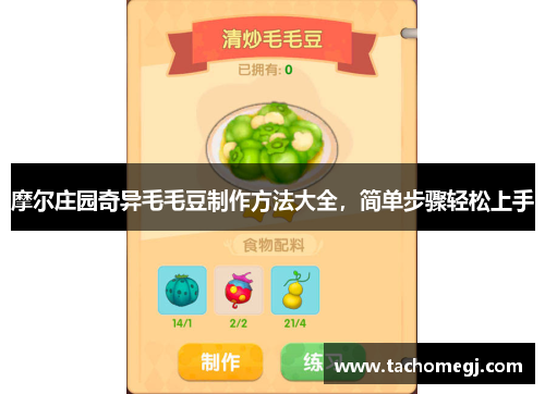 摩尔庄园奇异毛毛豆制作方法大全，简单步骤轻松上手