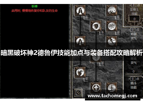 暗黑破坏神2德鲁伊技能加点与装备搭配攻略解析